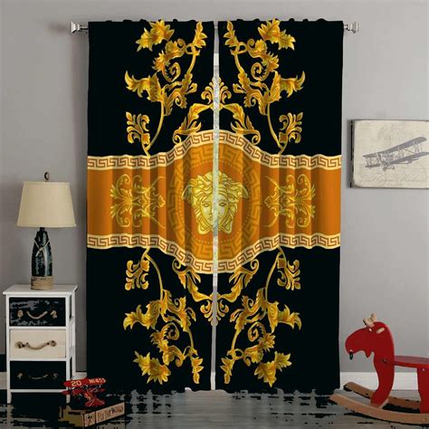 replica versace curtains|versace curtains for living room.